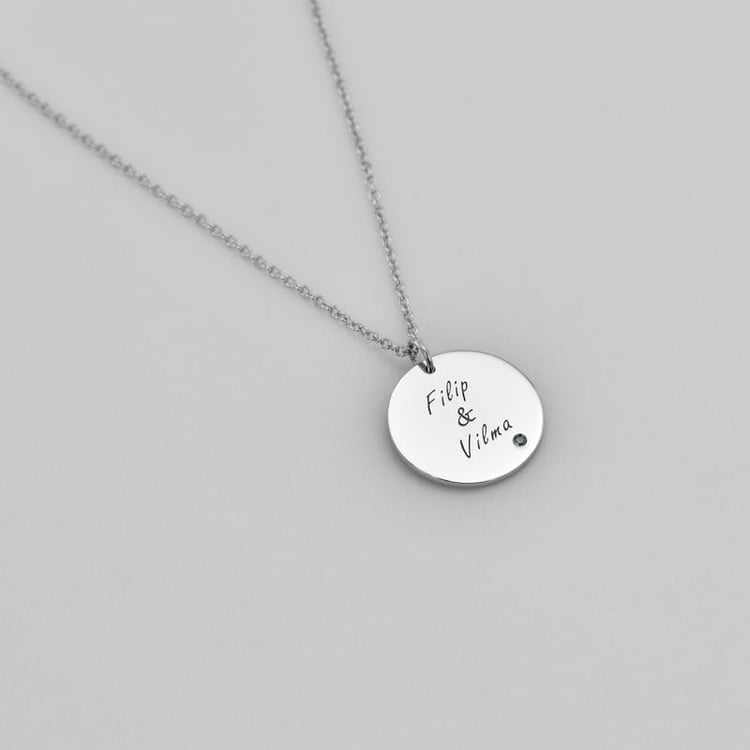 Zlatý náhrdelník s gravírem 39623