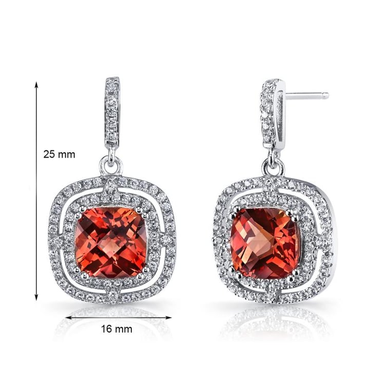 Safírové náušnice 21435