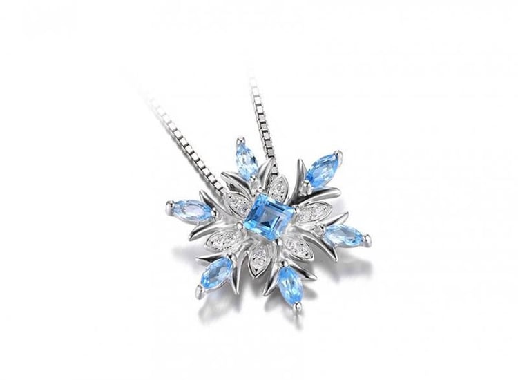 Náhrdelník s topazy 14575