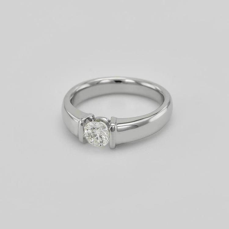 Zásnubní prsten z platiny 21786