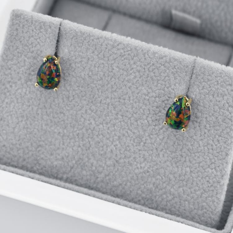 Opálové náušnice ze zlata 43720