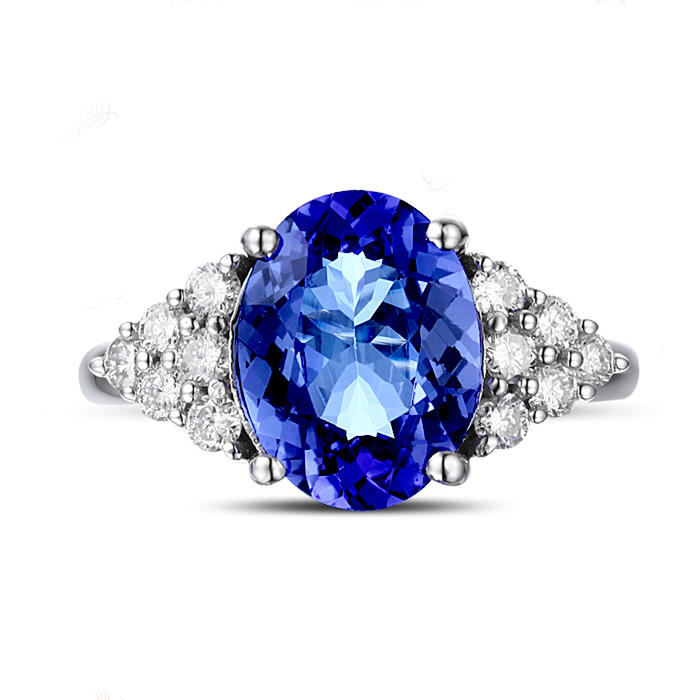 Zlatý prsten s tanzanitem 5650