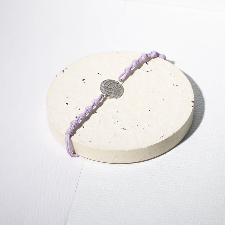 Šňůrkový náramek míč s gravírem dle vaší volby Volleyball 124739