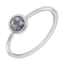 Prsten se salt and pepper diamantem Fermie