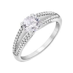 Zásnubní prsten plný diamantů Arendy