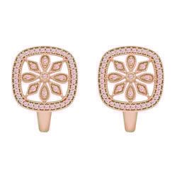 Náušnice s diamantovými květy Retta