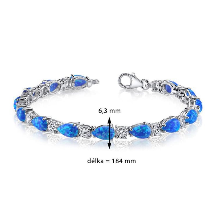 Náramek s opály 3801