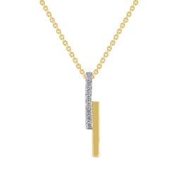 Zlatý přívěsek s lab-grown diamanty Katie