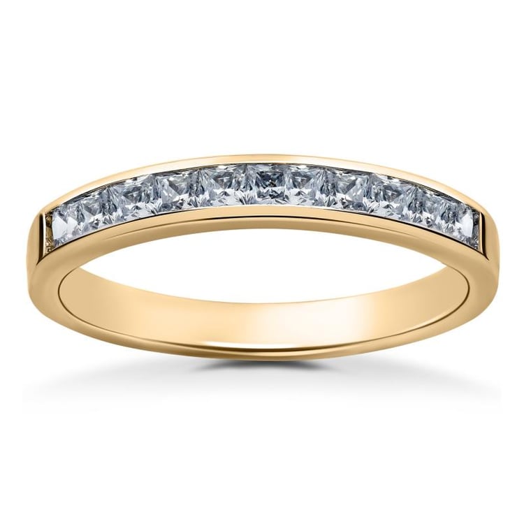 Diamantová obroučka ze žlutého zlata 27574