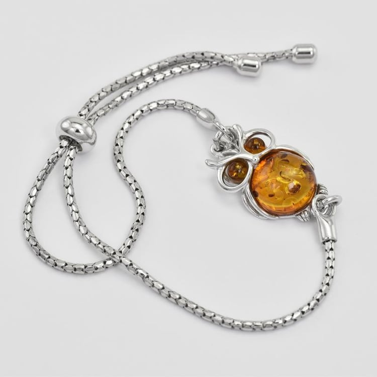 Náramek s jantary 25772