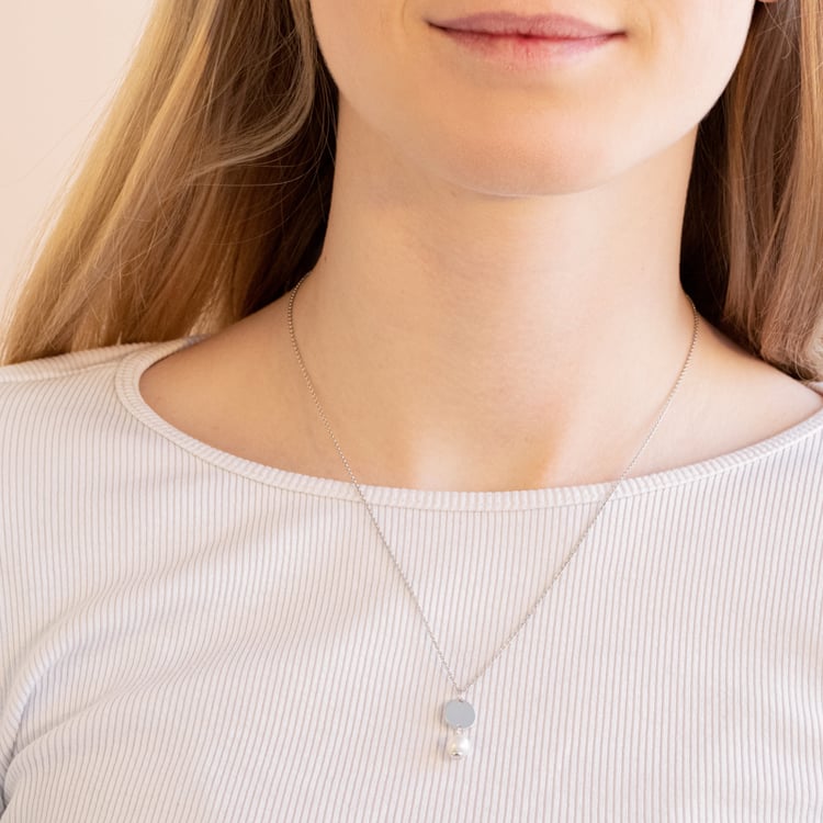 Perlový přívěsek s gravírem Hilda 100986