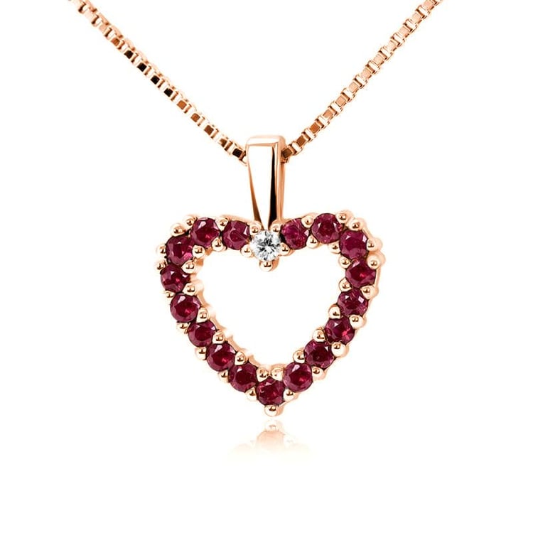 Diamantové srdíčko ze zlata Edriah 8316