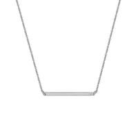 Jemný platinový náhrdelník s diamantem Dayna