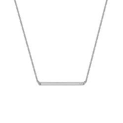 Jemný platinový náhrdelník s diamantem Dayna