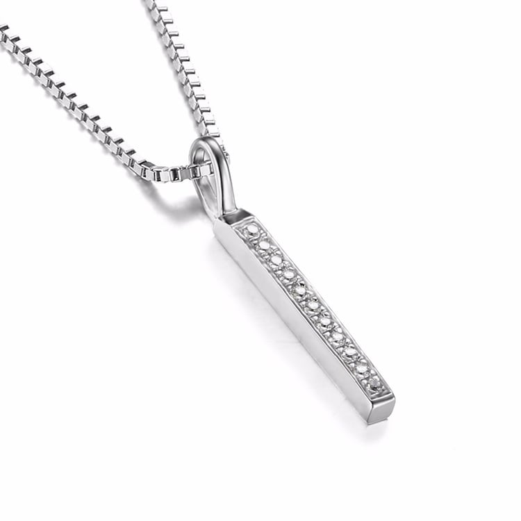 Jemný stříbrný náhrdelník 18863