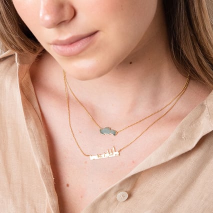 Stříbrný náhrdelník města Bratislava