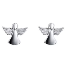 Stříbrné náušnice s anděly Cael