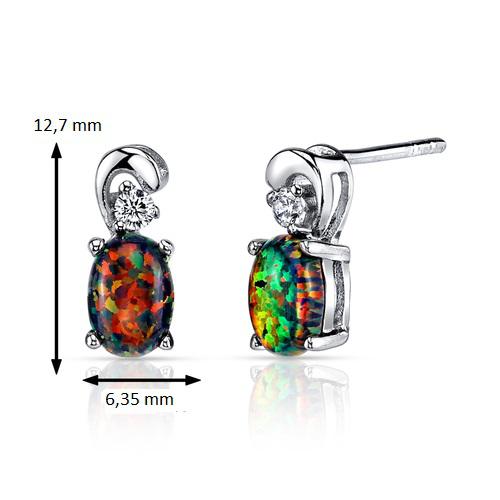 Stříbrné náušnice Samia 9901