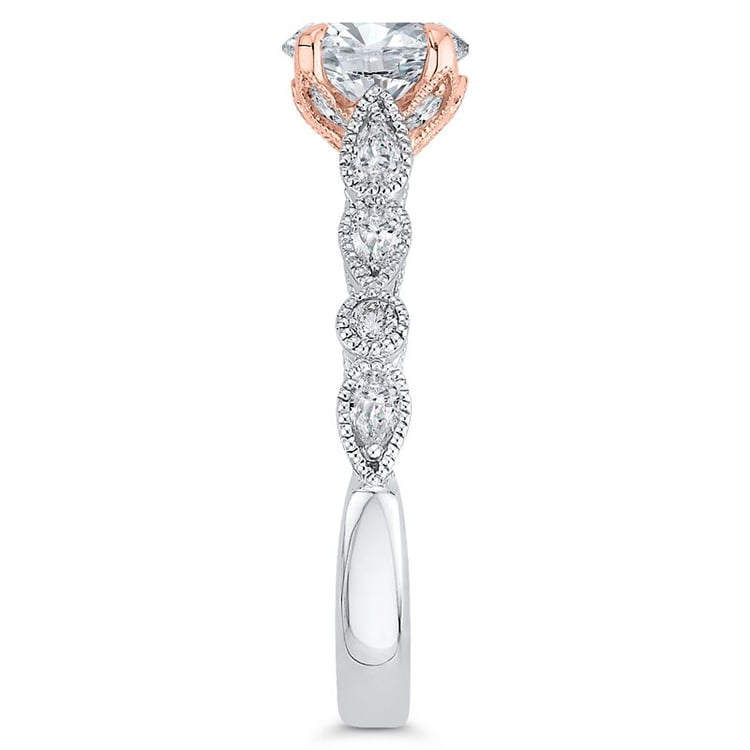 Zlatý diamantový zásnubní prsten 79351