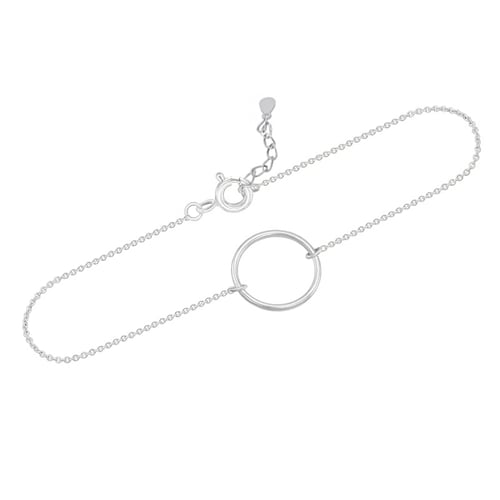 Stříbrný minimalistický náramek Karma