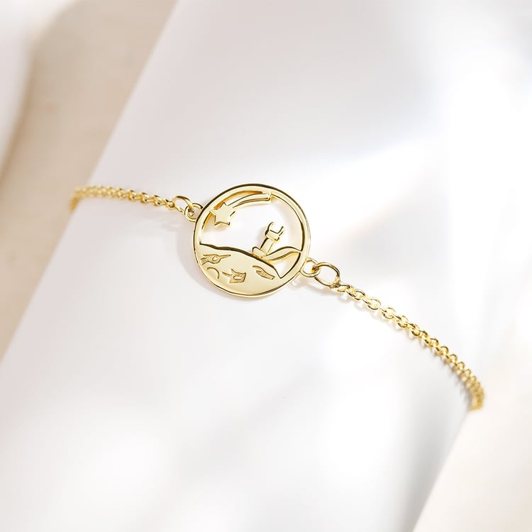 Vykrojený náramek s liškou Malý princ 157529