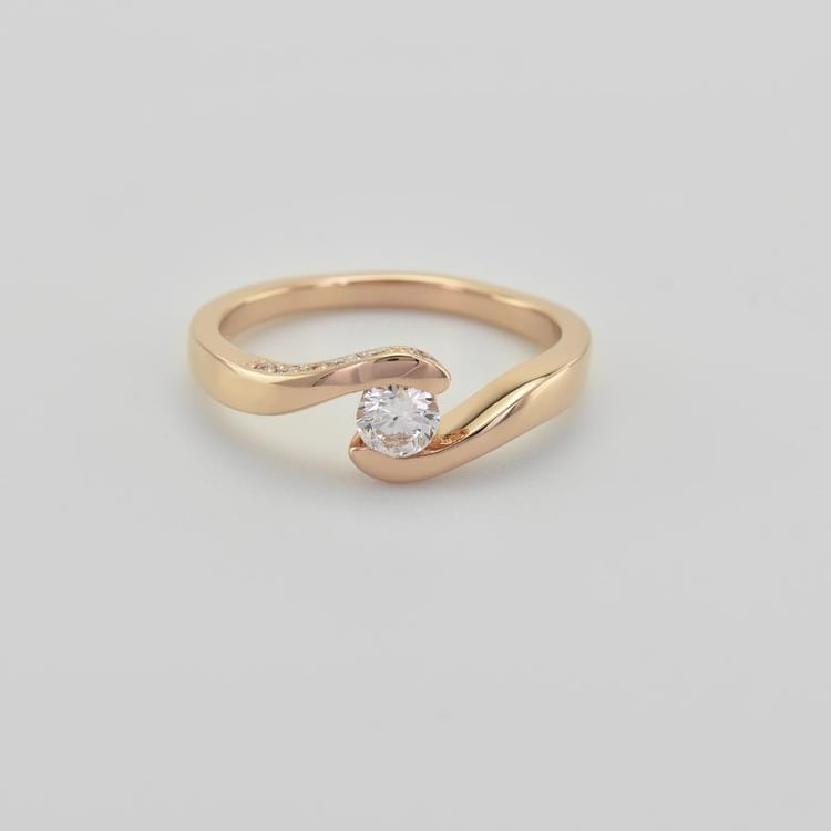 Diamantový zásnubní prsten 38825