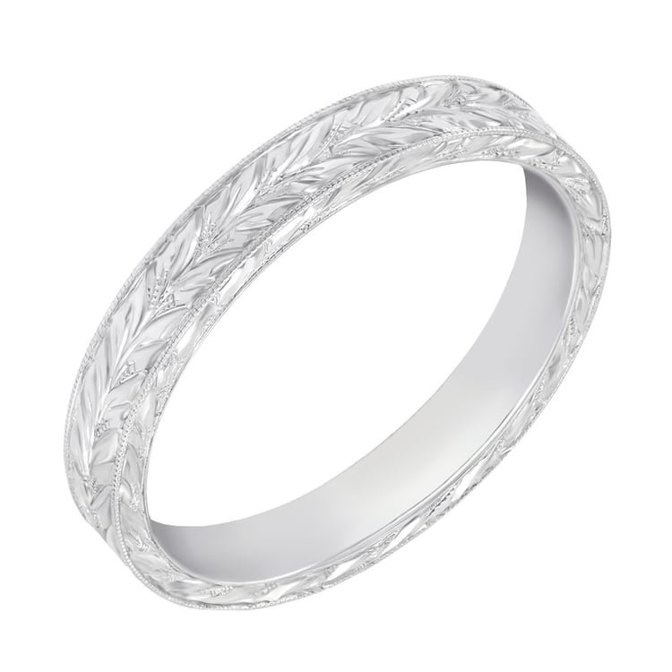 Dámský platinový snubní prsten 69056