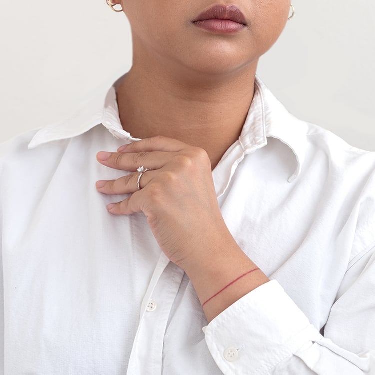 Něžný zásnubní prsten s diamanty Akadie 128754