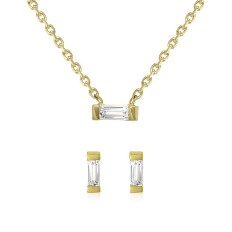 Zlatá kolekce šperků se safíry