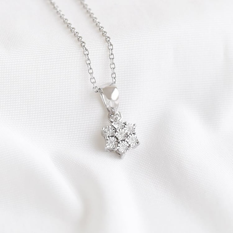 Diamantový přívěsek z bílého zlata 93200