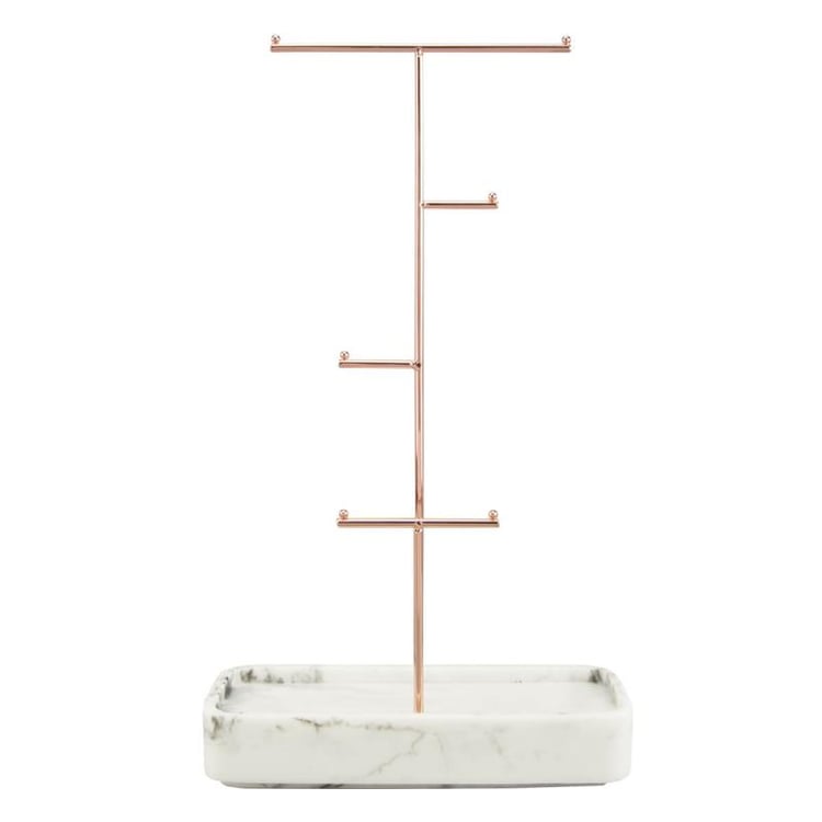 Velký stojánek na šperky s mramorovým boxem Boston 40951