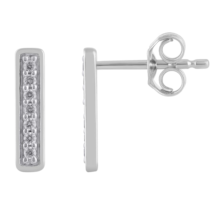 Zlaté náušnice s lab-grown diamanty Lena 158530