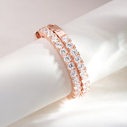 Stříbrné kruhové náušnice se zirkony Elibi