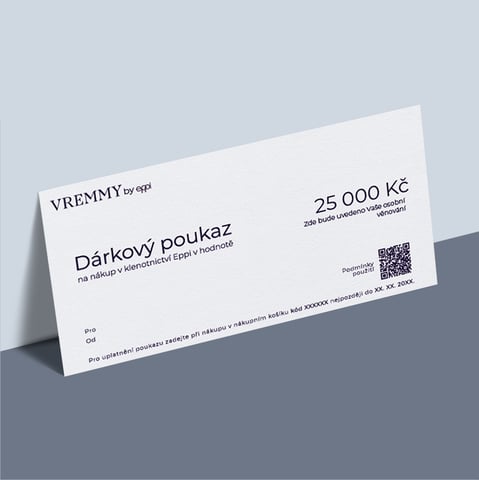 Dárkový poukaz v hodnotě 25000 Kč