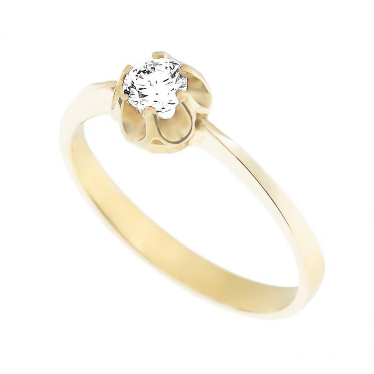 Diamantový zásnubní prsten 4017