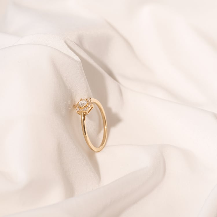 Prsten s lab-grown diamanty Lenora 102109