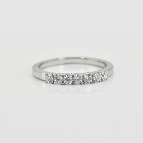 Zlatý eternity prsten s lab-grown diamanty Madar