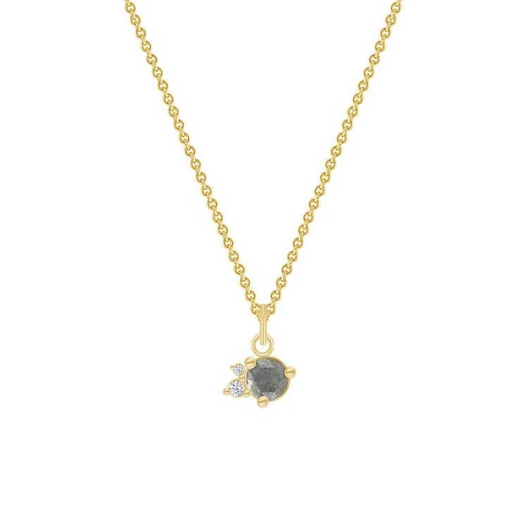 Náhrdelník se salt and pepper diamantem 69183