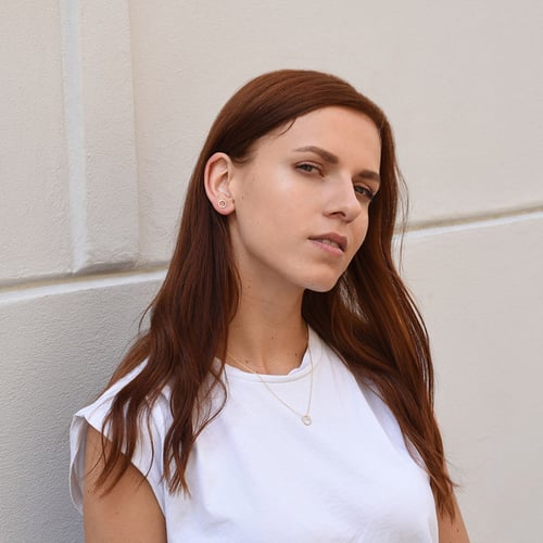Zlatá karma sada s diamanty Lesley