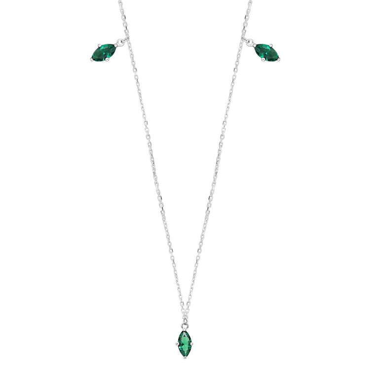 Zlatý náhrdelník s brazilskými smaragdy 163890