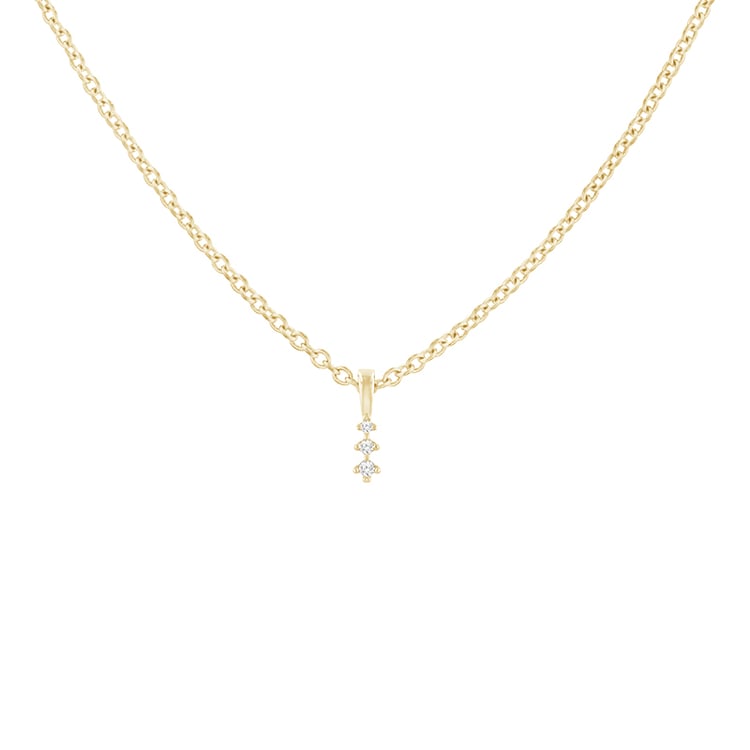 Minimalistický diamantový přívěsek 86061