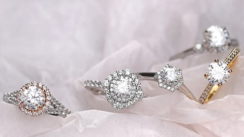 Druhy zásnubních prstenů