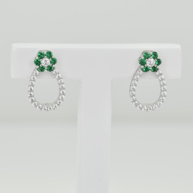 Náušnice ze stříbra 22599