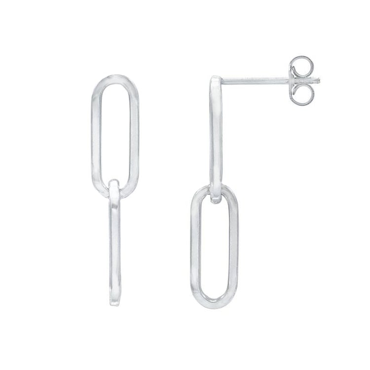 Stříbrné minimalistické náušnice