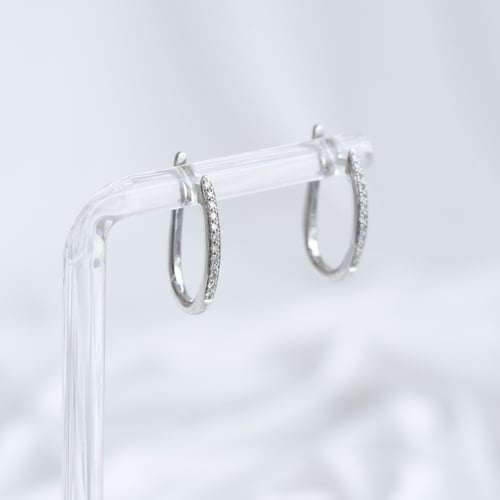 Elegantní náušnice s diamanty Ayaz