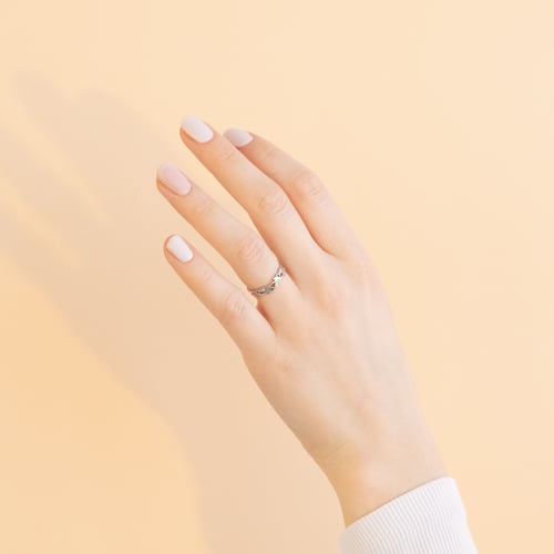 Prsten ve tvaru lístečků s lab-grown diamanty Seir