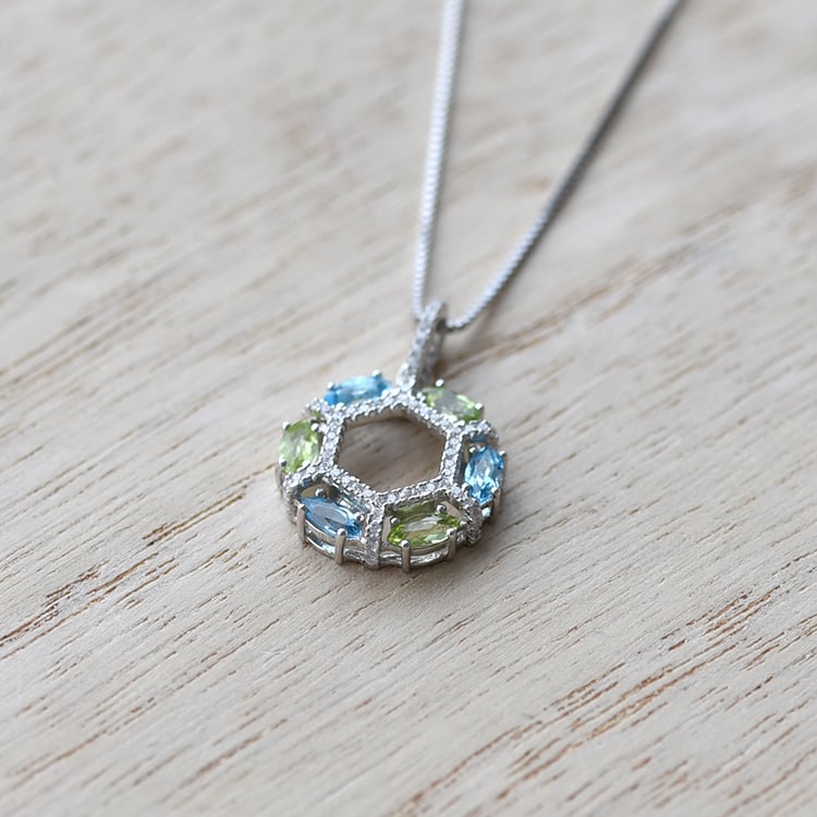 Náhrdelník plný olivínů 61911