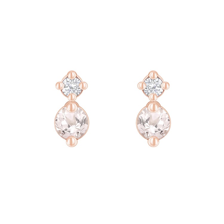 Minimalistické náušnice s morganity