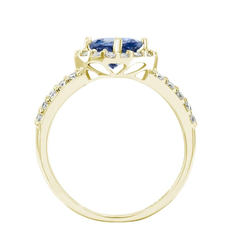 Zlatý zásnubní prsten 25052