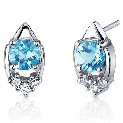 Topazové náušnice Evyn